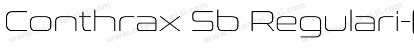 Conthrax Sb Regulari字体转换